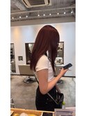 くびれヘア/アプリコットオレンジ/夏のヘアアレンジ/大宮