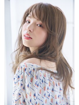 ラル(Lull) ウェーブ×デジタルパーマ×レイヤーカット×グレージュ