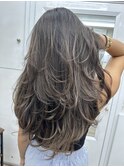ロングレイヤースタイル