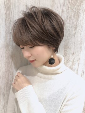 コピュラ コピュラカワゴエ(COPULA) デザインカラーレイヤーカットウェットヘア夏オリーブベージュ