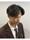 ニュアンスセンターパート　センターパート　ニュアンスパーマ