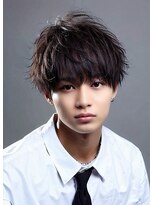 サンティエ 中央駅店(scintiller) シャドウパーマ波巻きスパイラルパーマメンズマッシュメンズヘア