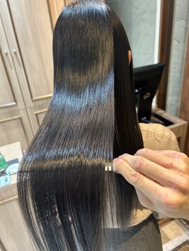 髪質改善ダークグレージュ