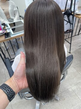 グレージュ/水素カラー