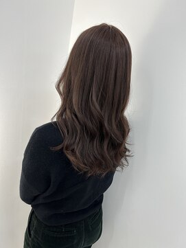 アイニ 天王寺アポロ店(aini) カラーハイライトハッシュカットレイヤーカットボブ髪質改善