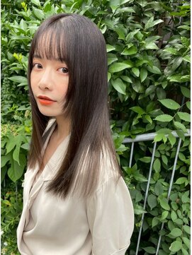 ジェコ ブラン(gecko. brun) [ストレートver]髪質改善ストレート/ストレートロング/透明感