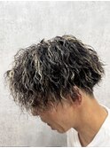 ハイライト × ツイストスパイラルパーマ
