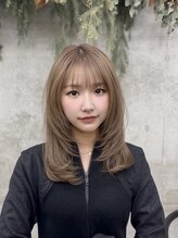 シンヘアー(SHIN HAIR)&nbsp;【村多　司】似合わせレイヤー×ミルクティーブラウン