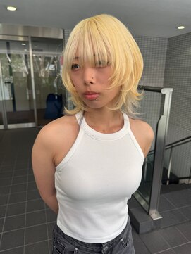 エマノン(EMANON) 福岡天神 ウルフカット ショートカット 20代 30代 40代