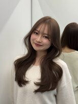ブラン 表参道(Blanc)&nbsp;ミディアムレイヤー/顔周りカット/ハイトーンカラー