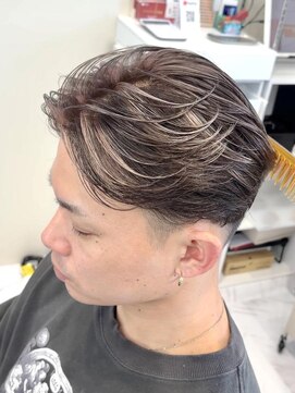 シェイト レイヤーカット 天神(ciate) ハイライト/ダブルカラー/ブリーチ/メンズ/バレイヤージュ