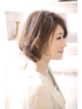 ニスル 上尾店(NISURU) 似合わせカット/大人ガーリー/ダークアッシュ/着物/上尾/上尾駅