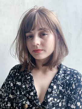 アルバム 銀座(ALBUM GINZA) ナチュラルカール_セシルカットココアブラウン_97789