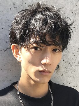 リット×ベリエ(Lit.×belier) ニュアンスパーマ/メンズマッシュ/スパイラルパーマ/薩摩川内