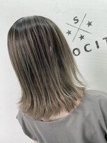 ヘアーアンドスパソシット(HAIR&SPA SOCIT) ライトベージュバレイヤージュ