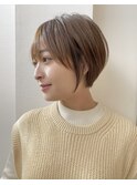 くびれショート　マッシュ/くびれヘア/メルティカラー　西田