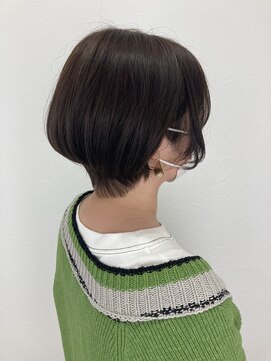 シエル 立川店(CIEL) 【CIEL 佐藤】ショートボブ　スモーキートパーズ