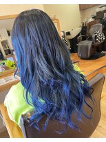 ヘアーコレット(hair Colet)&nbsp;ブルーバレイヤージュ