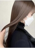 髪質改善プレミアムホリスティックカラー×グレージュ【心斎橋】