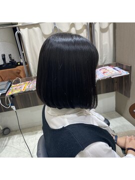 ロンロンシャ 都ホテル店(RONRONCHAT) 前下がりボブ×艶髪