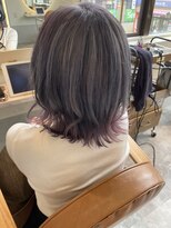 ジーナ 福岡天神(Zina)&nbsp;デザインカラー/裾カラー/透明感カラー/グレー/ピンク