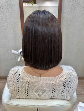 ヘアーアンドメイク アズール 浦和店(Hair&Make Azur) 肩ボブ/マロンブラウン