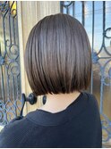 切りっぱなしボブ