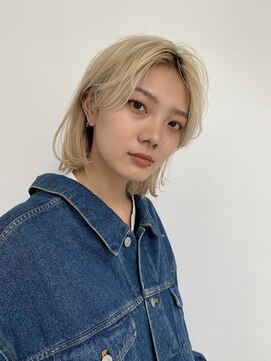 レオニード 表参道(LEONID) ブロンドボブウルフ