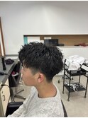 メンズショートツイストスパイラルパーマツイスパ