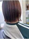 ミニボブ 髪質改善 ストレート