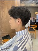【メンズビジネスショート】ニュアンスパーマ