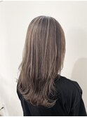 白髪ぼかし極細ハイライト