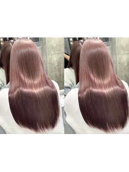 【髪質改善×縮毛矯正】で誰もが憧れるサラサラツヤツヤヘアーに◎手触りのいい美しい仕上がり＜高槻市駅＞