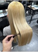 美髪で美しく  高濃度水素カラー 髪質改善 ホワイトブロンド