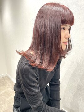 オンカン(onkan) 髪質改善カラー／ダークレッド/イノアカラー