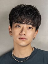 シャドウパーマスパイラルパーマセンターパートニュアンスパーマ