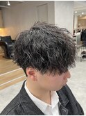 ツイストスパイラルパーマツイスパメンズパーマ新潟万代