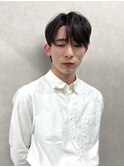 韓国コンマヘア/韓国メンズパーマニュアンスフェザーパーマ