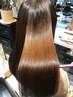 【独自開発・髪質改善ヘアエステ】+カット+縮毛矯正+カラー¥24200