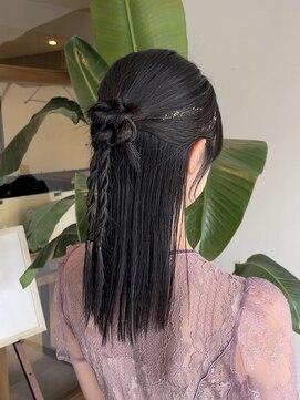 美容室 アイディー i-dee お呼ばれヘアセット