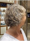 30代/40代/50代/ボブパーマ/マッシュショート/白髪ぼかし