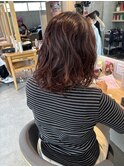 大人ミディアムパーマ