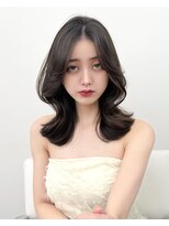 アマトウキョウ アユンチェ(AMA TOKYO×AYUNCHE) 韓国ヘア_レイヤースタイル