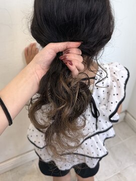 アズーア ヘアーアンドスパ(azure hair&spa) 夏休み限定★裾カラーkids