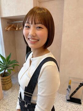 オン キャナルシティ博多前店(on) 【晴音】ミニボブ/マロンブラウン/ボブ/20代