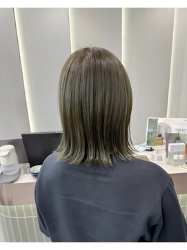ロンドリゼル 札幌(Lond RiseL) オリーブグレー/前髪/ボブ/マロンベージュ/レイヤーカット/小顔