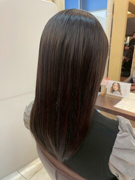 ルページ 千葉(lpage) 髪質改善/顔周りレイヤーカット/グレージュ[千葉/千葉駅]