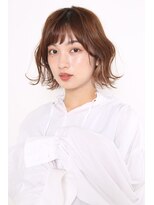 ニューヨークニューヨーク 樟葉店(NYNY) 切りっぱなしボブ/ミルクティーベージュ/透明感カラー/レイヤー