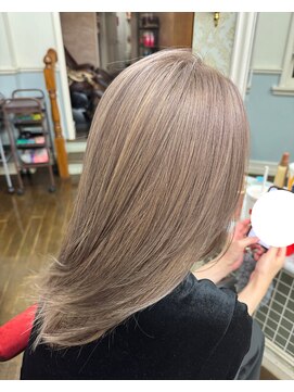 【透明感カラー】グレーベージュ