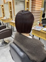 マリーチレイ(lei marichi ray)&nbsp;顎ラインボブ×ピンクベージュ